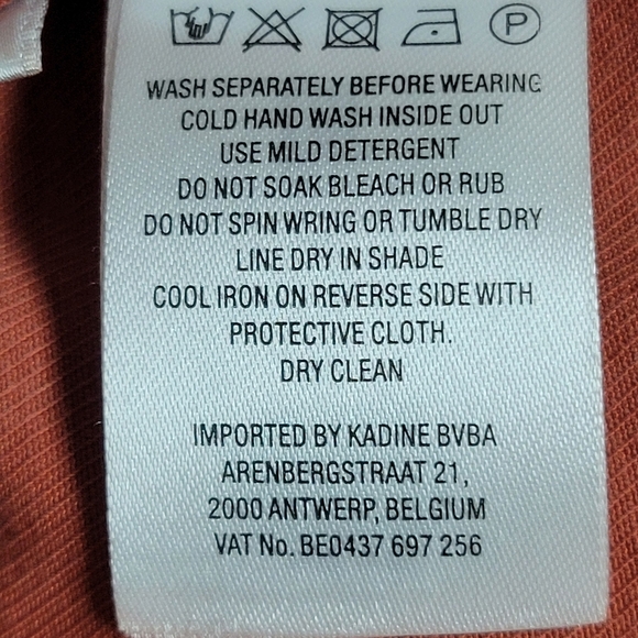 ESSENTIEL ANTWERP Bumpsuit Short Sleeve DUNGAREES In fire Orange. - Picture 13 of 16